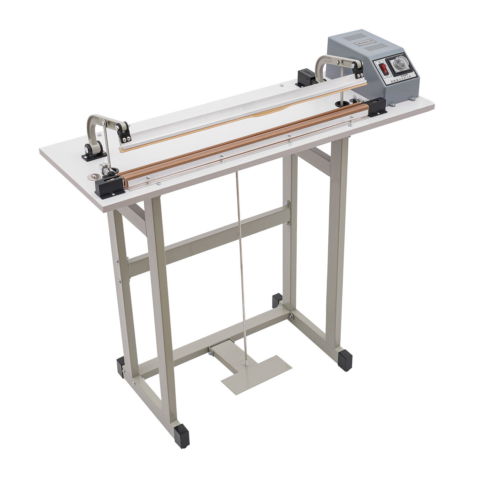 850W Foot Pedal Heat Sealing Machine 0-6 Gears Plastic Bag Sealing Machine