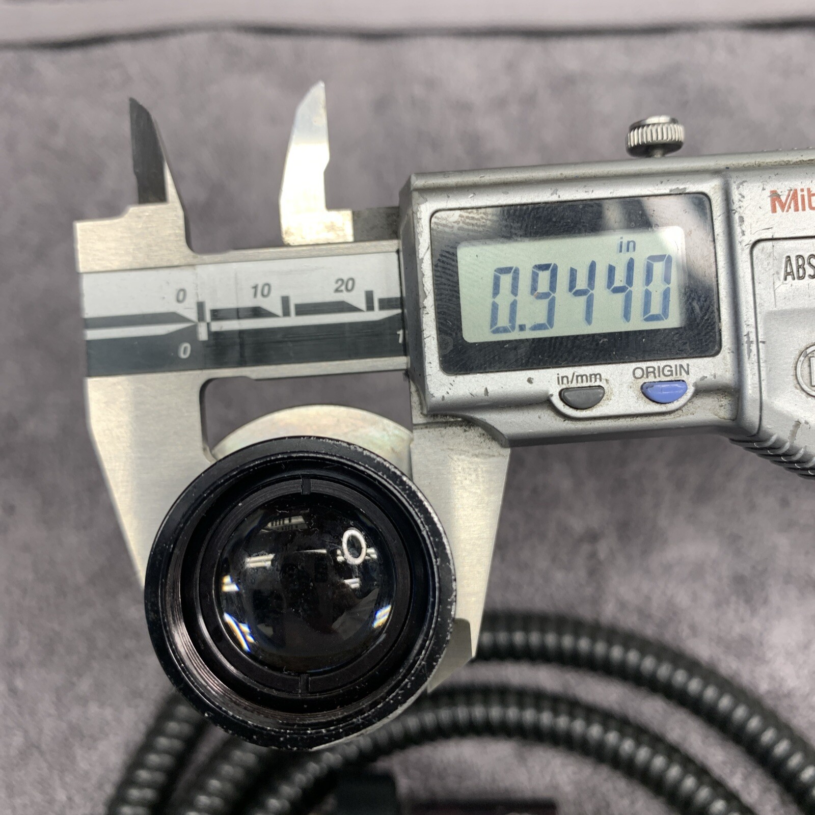 Fostec Fiber Optic Light Guide With Magnifying Lens 60in Long