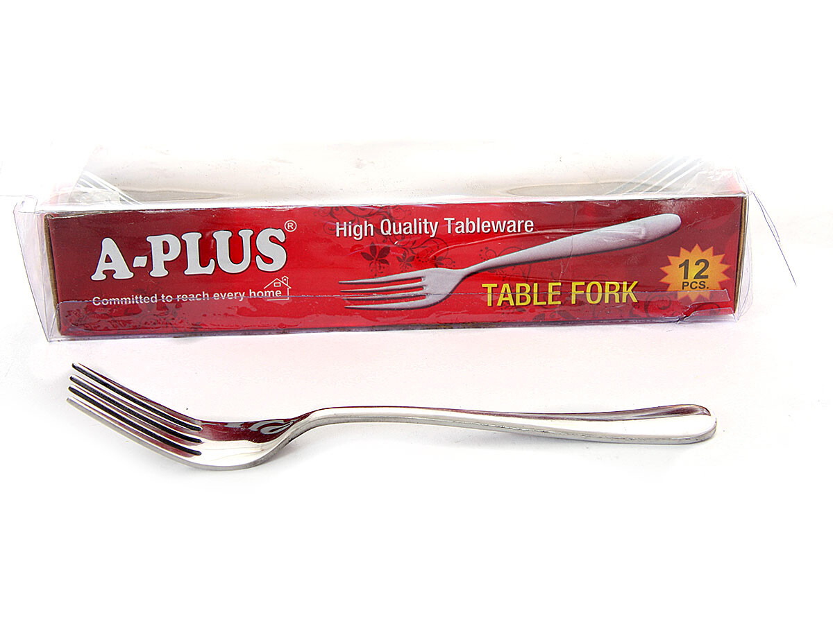 12 Piece Table Fork Set 18/10 Dinner Flatware Stainless Steel
