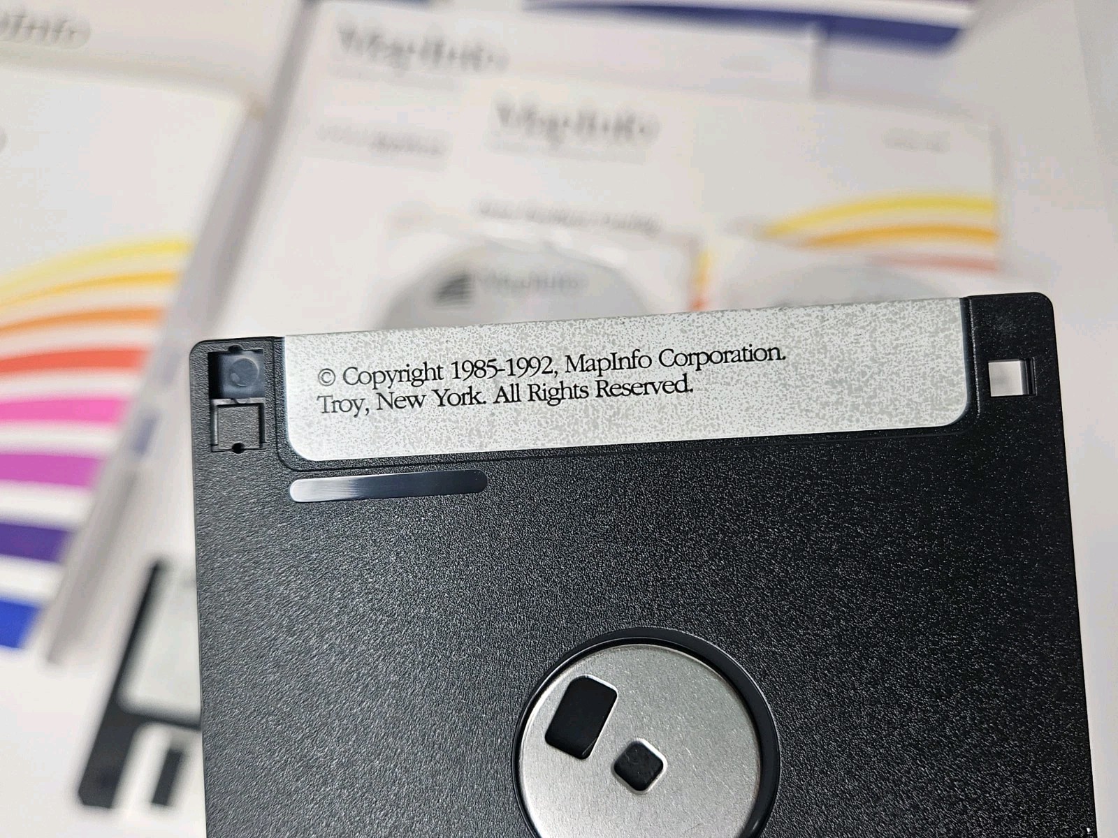 MapInfo 3.0 For Windows Desktop Mapping Software 1994 Cd-rom & 3.5" Floppy