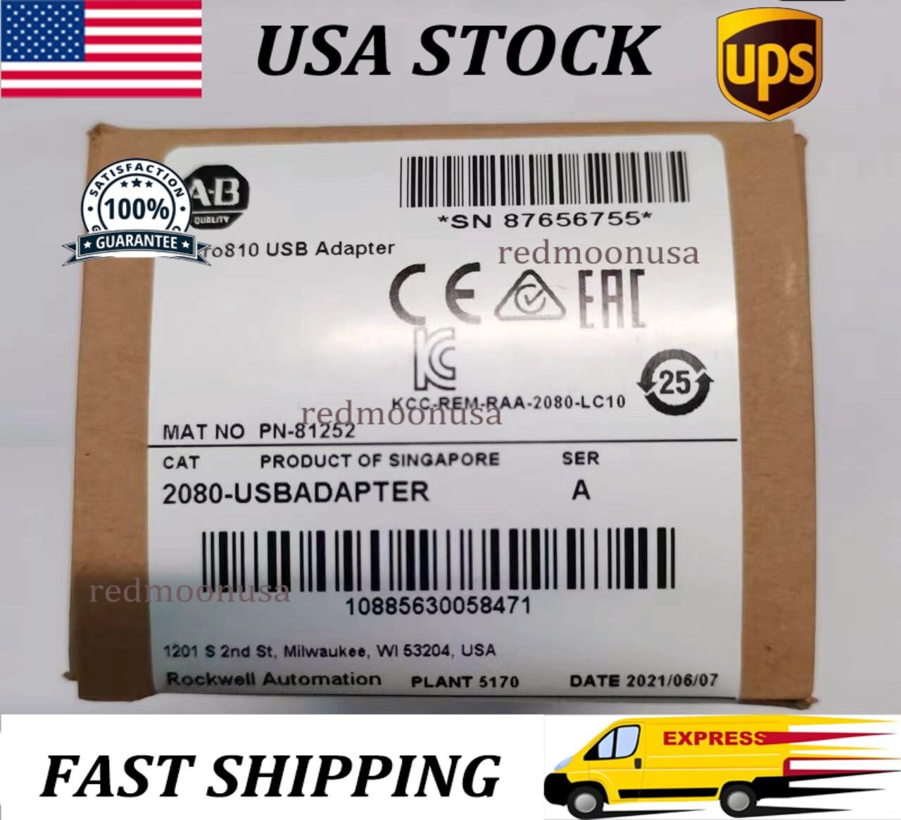 New Factory Sealed AB 2080-USBADAPTER /A Micro800 USB Adapter Plug