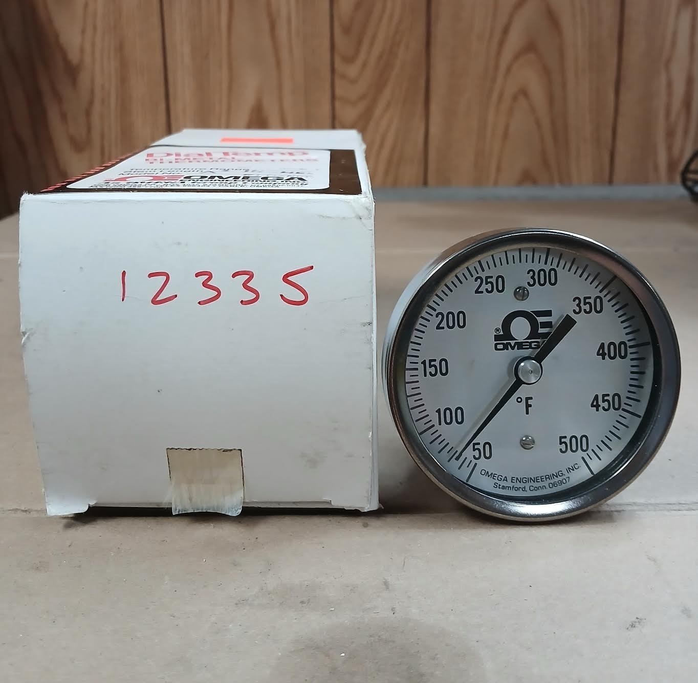 Omega Thermometer Model: A. 50-500F 6" Stem