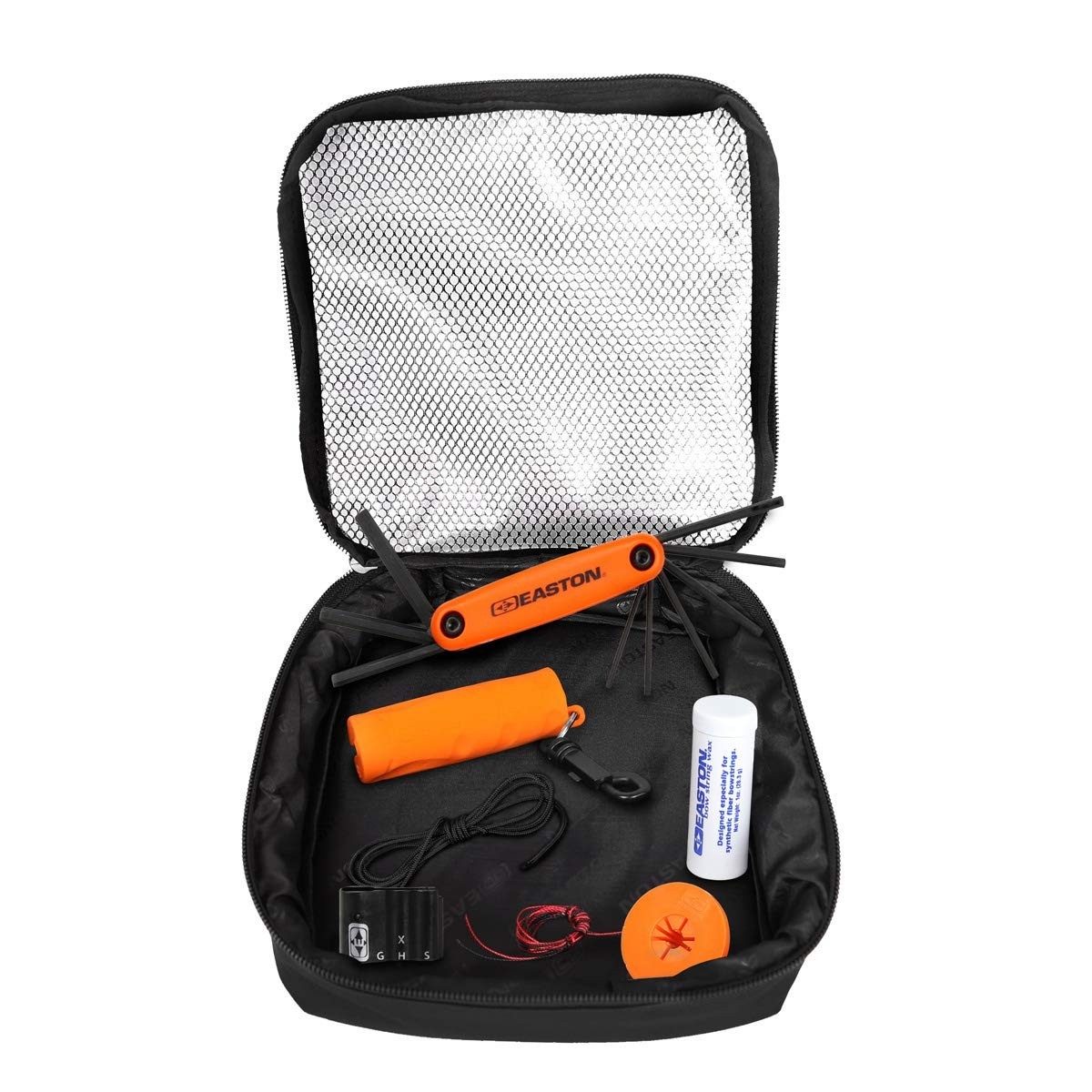 8-Piece Bow Maintenance Kit with Zippered Case - Archery Essentials Value Pack