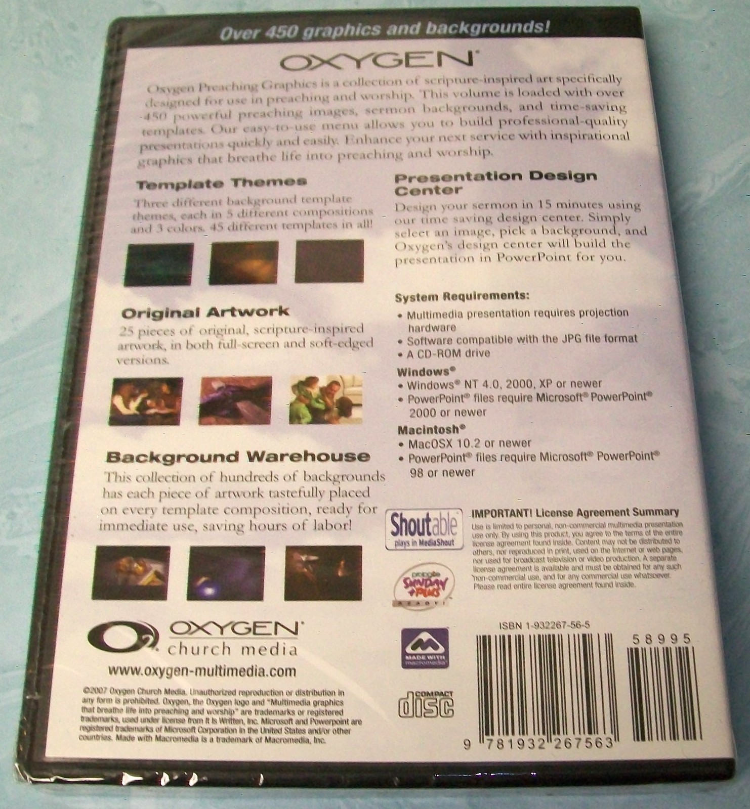 Oxygen: Multimedia Graphics - Volume 18 (CD-ROM, 2007) New Unopened!