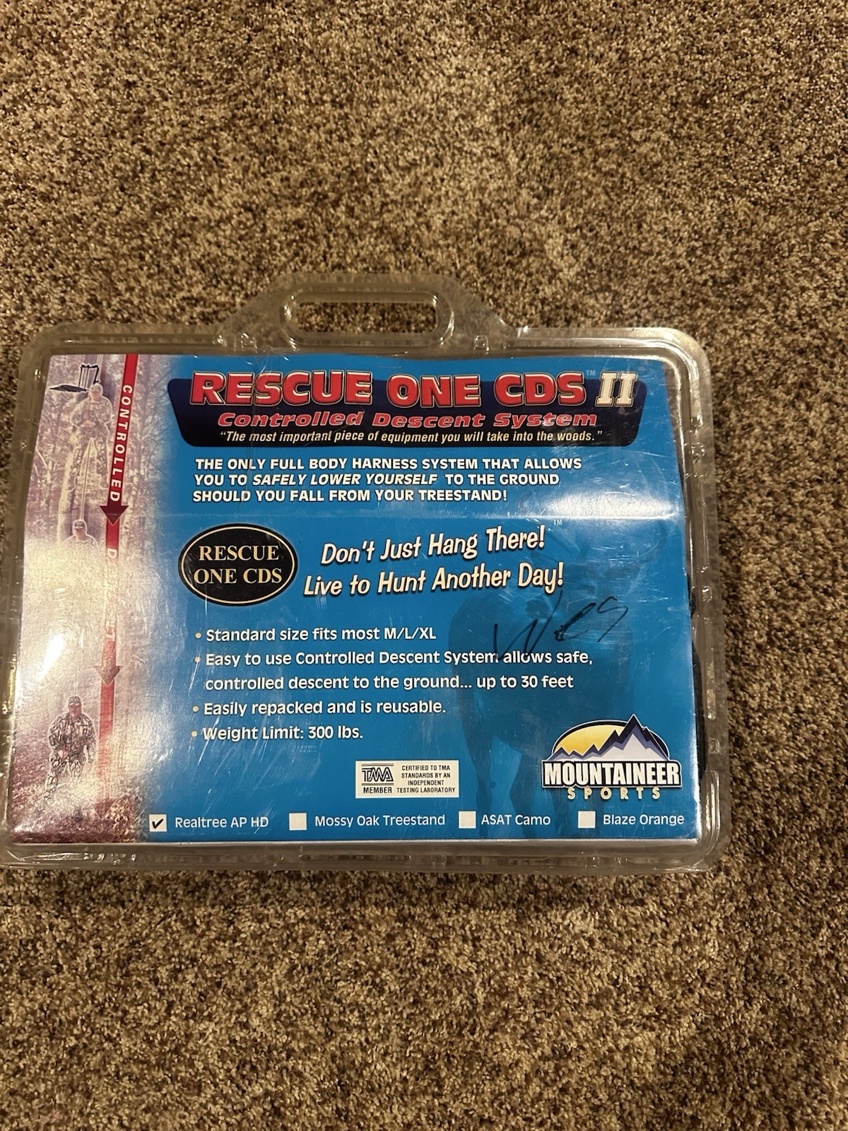 Rescue One CDS2 Control Descent System Harness Unopened Box New