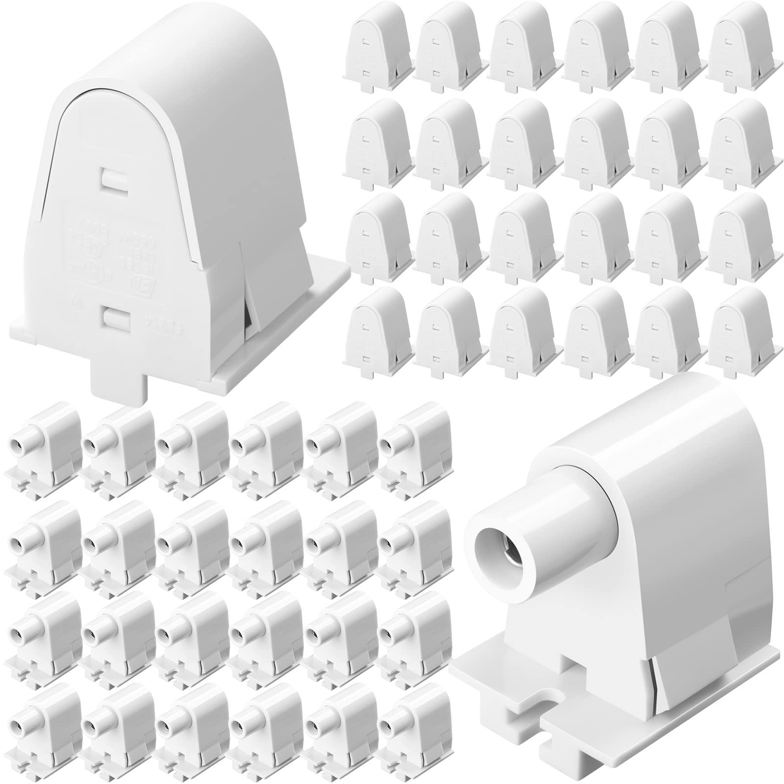 24 Pairs Single Pin FA8 Tombstone T8 T10 T12 Led Socket Lampholder Lamp Replacem