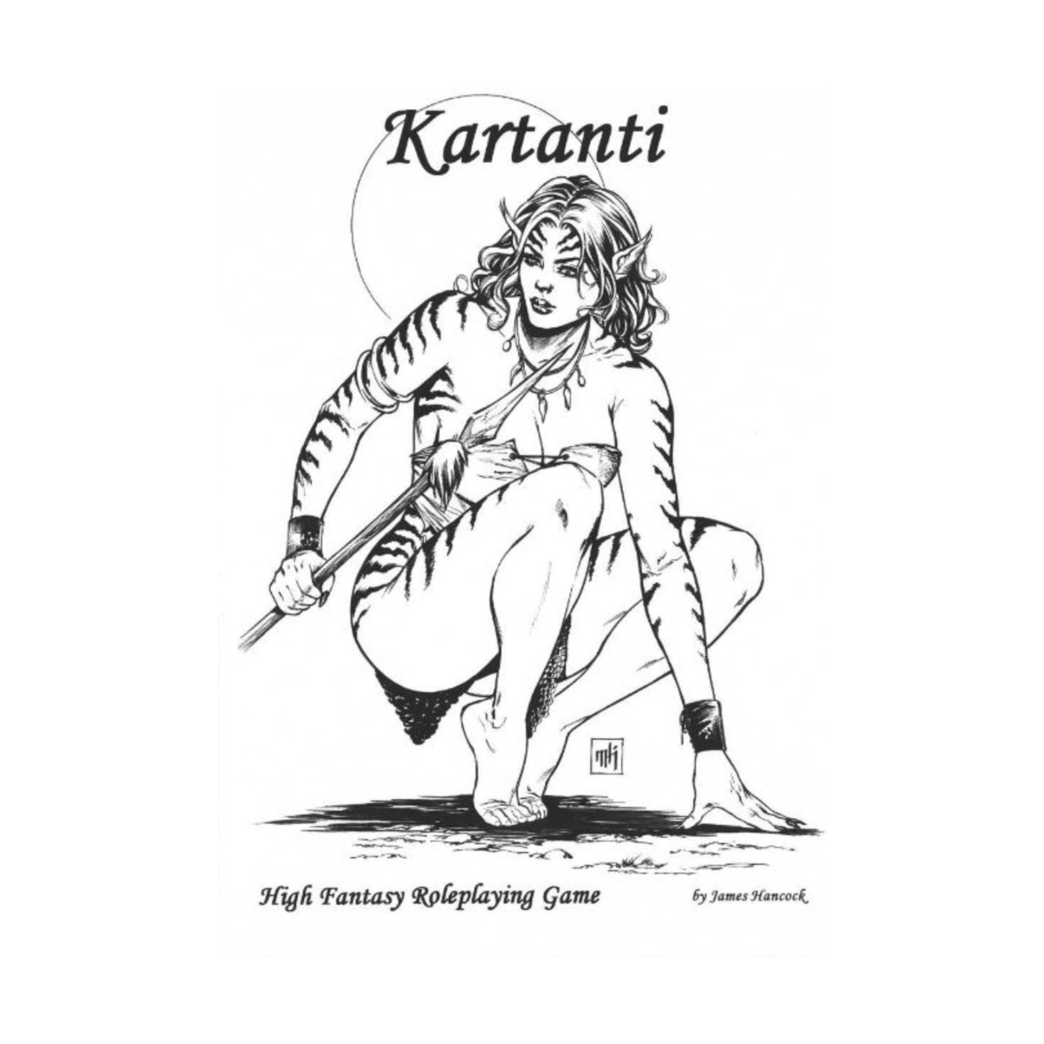 James Hancock Fantasy RPG Kartanti Core Rulebook (1st Ed, Limited Ed) New