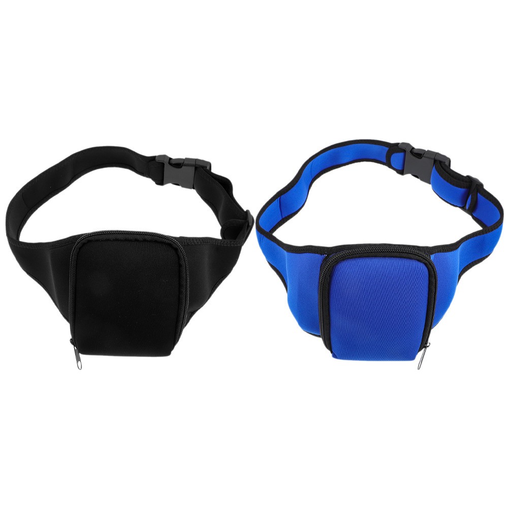 2 Pcs Portable Mic Belt Workout Microphone Pouch Waist Pocket Holder