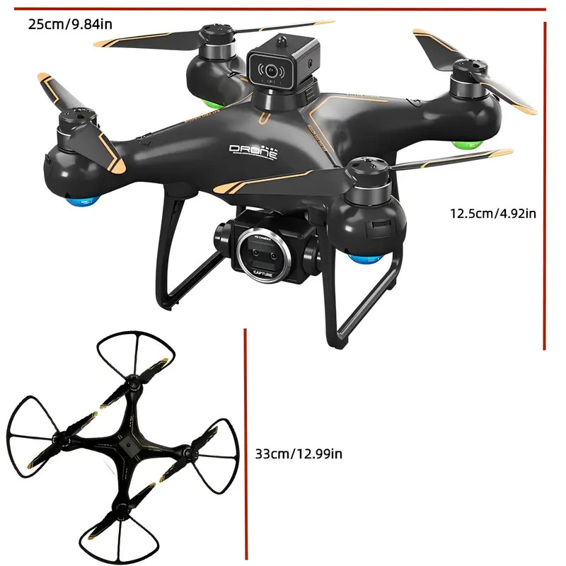 S116 4K Drone RC Brushless Dual Camera WiFi FPV Foldable Quadcopter ND
