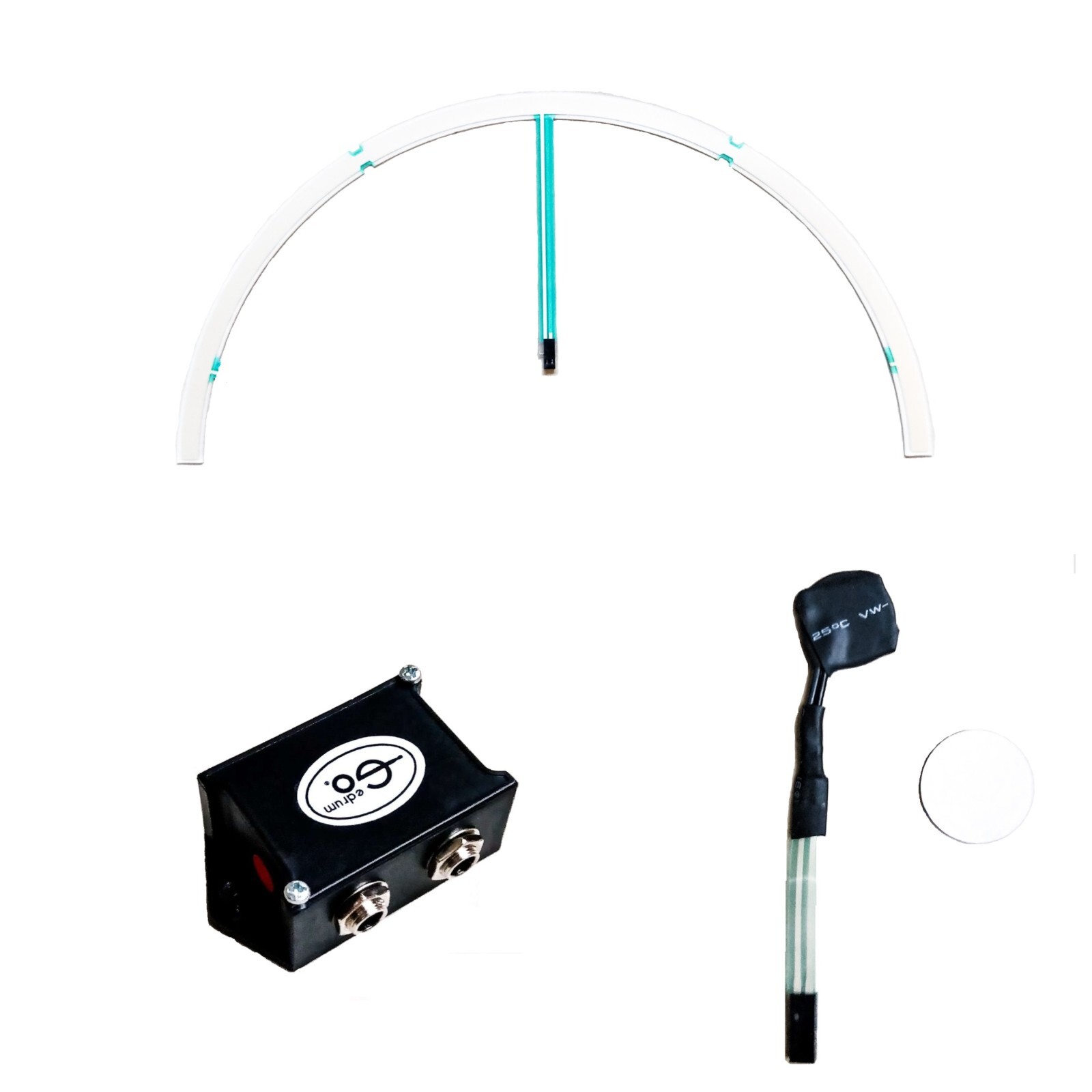 Goedrum Triple Zone Trigger Set/ DIY Electronic Ride Cymbal /180 degree trigger