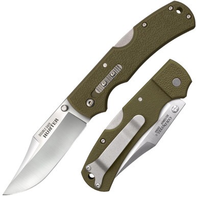 COLD STEEL DOUBLE SAFE HUNTER / 8-3/8" OVERALL / 3.5" BLADE / 3MM THICK / 4-7/8