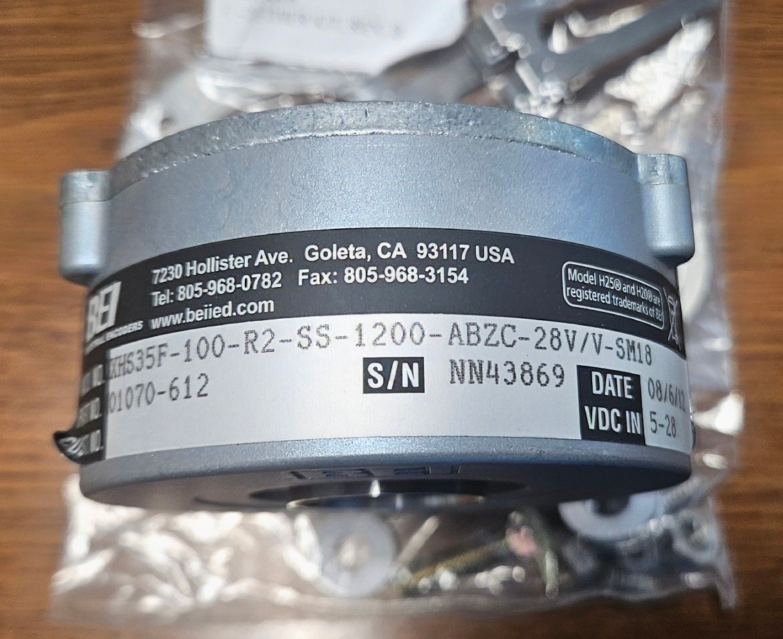 Mark Andy P7 Encoder BEI 01070-612 EXPRESS ENCODER XHS35F-100-R2-SS... NEW