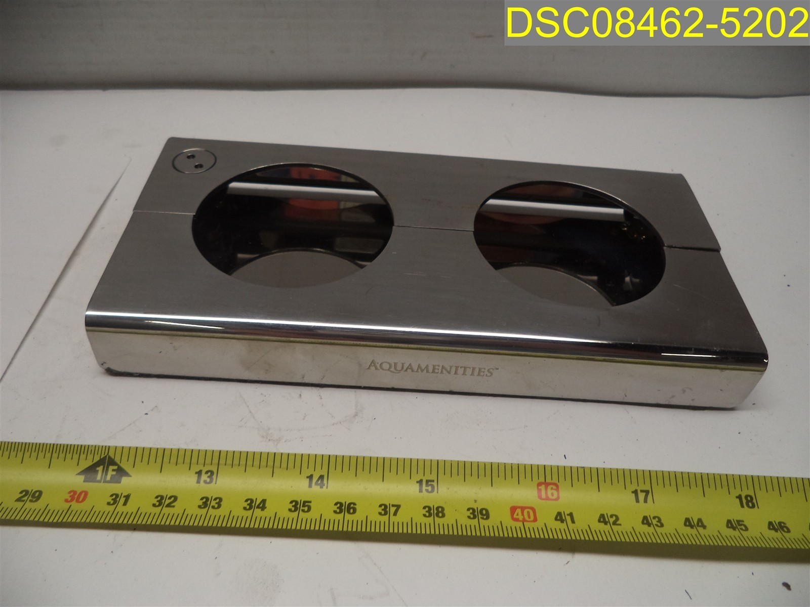 Qty = 8: New HAS SCRATCHES: Aquamenities Double Hole Amenity Carriage Kits