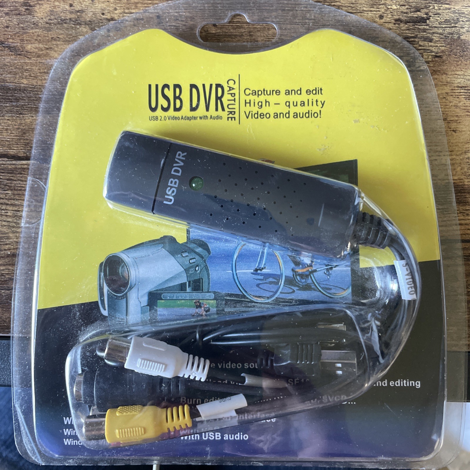 Usb Dvr Capture Usb 2.0 Video Adapter With Audio, Model No.T118