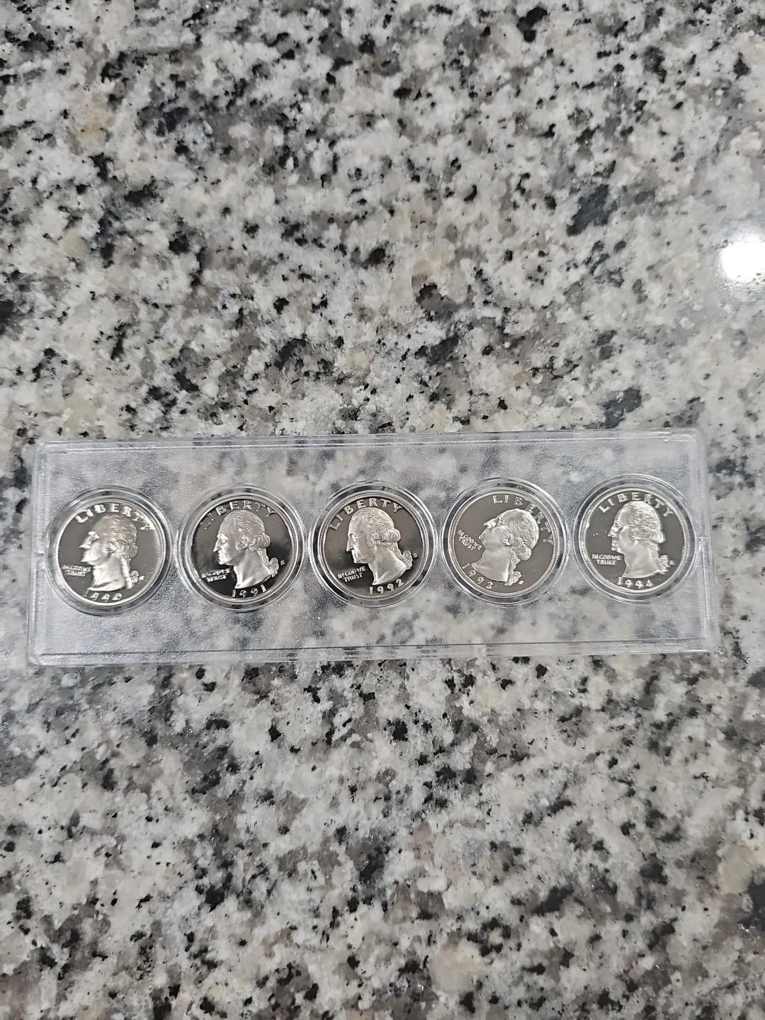 1990-1994 Quarter Proof Set Sealed