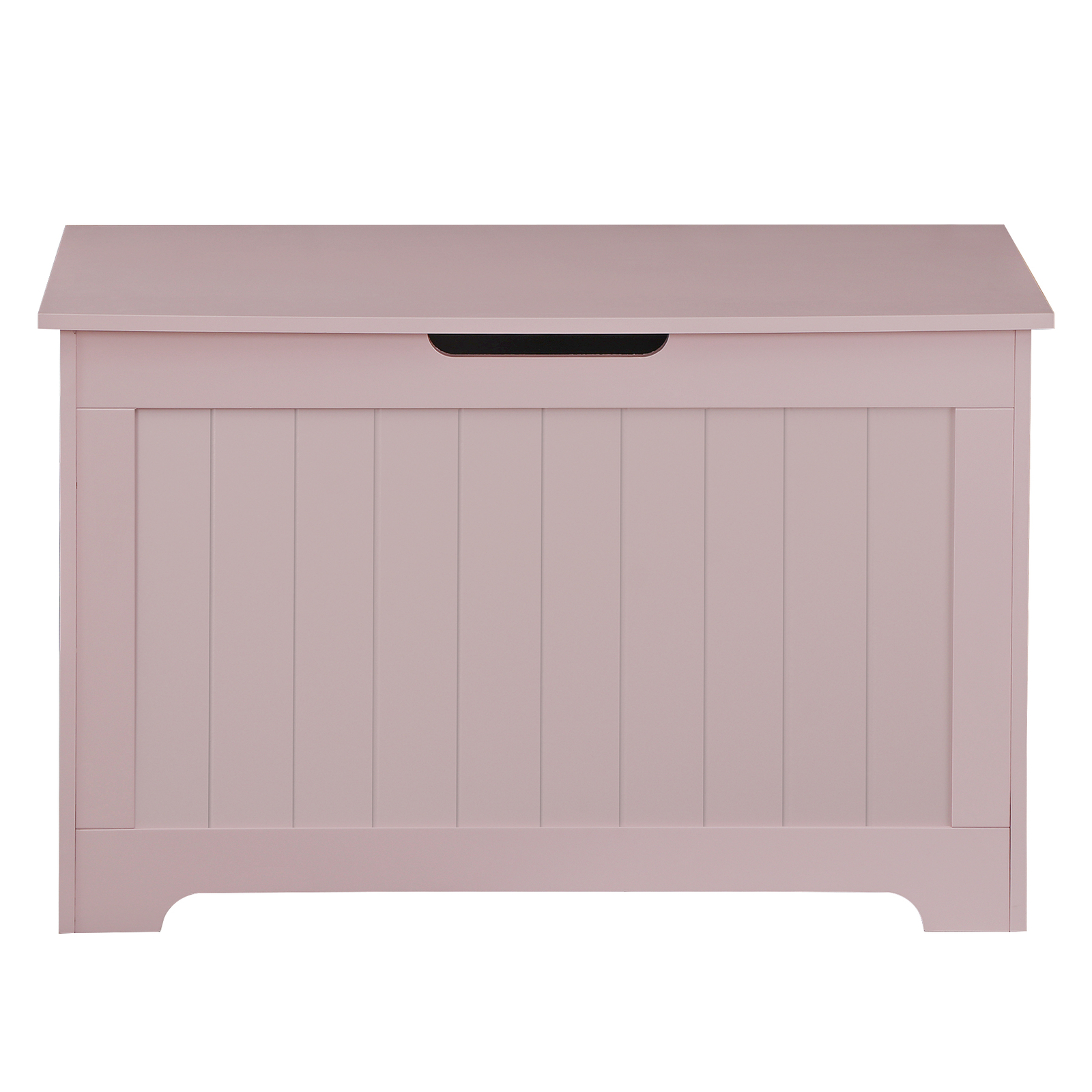 Wooden Toy Storage Chest Toy Organizer Entryway Storage Bench W/ Safty Hinge