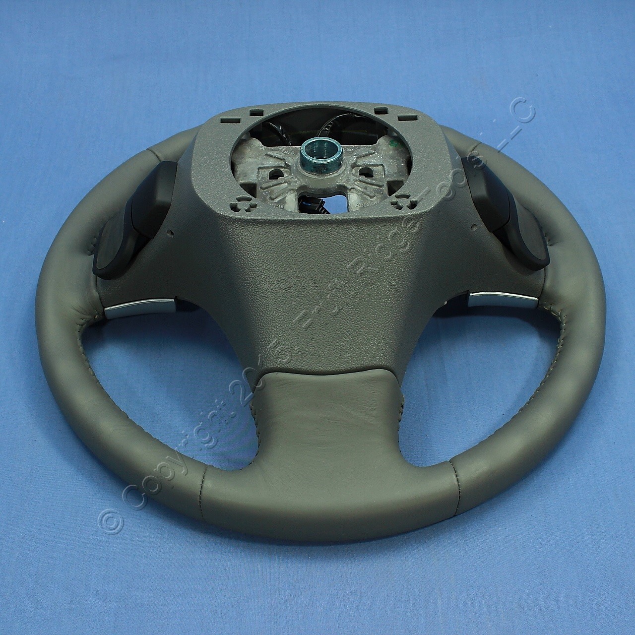 GM OEM Titanium Leather Steering Wheel w/ Tap Shift 25898304 for 08 Chevy Malibu