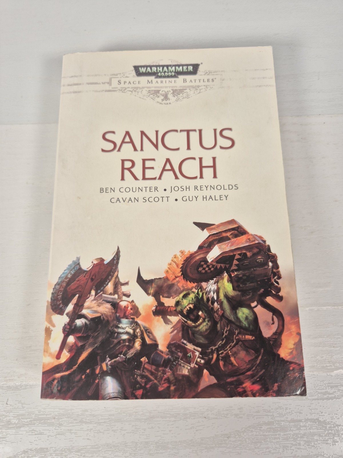 Warhammer 40k Sanctus Reach Space Marine Battles Novel Black Library Paperback