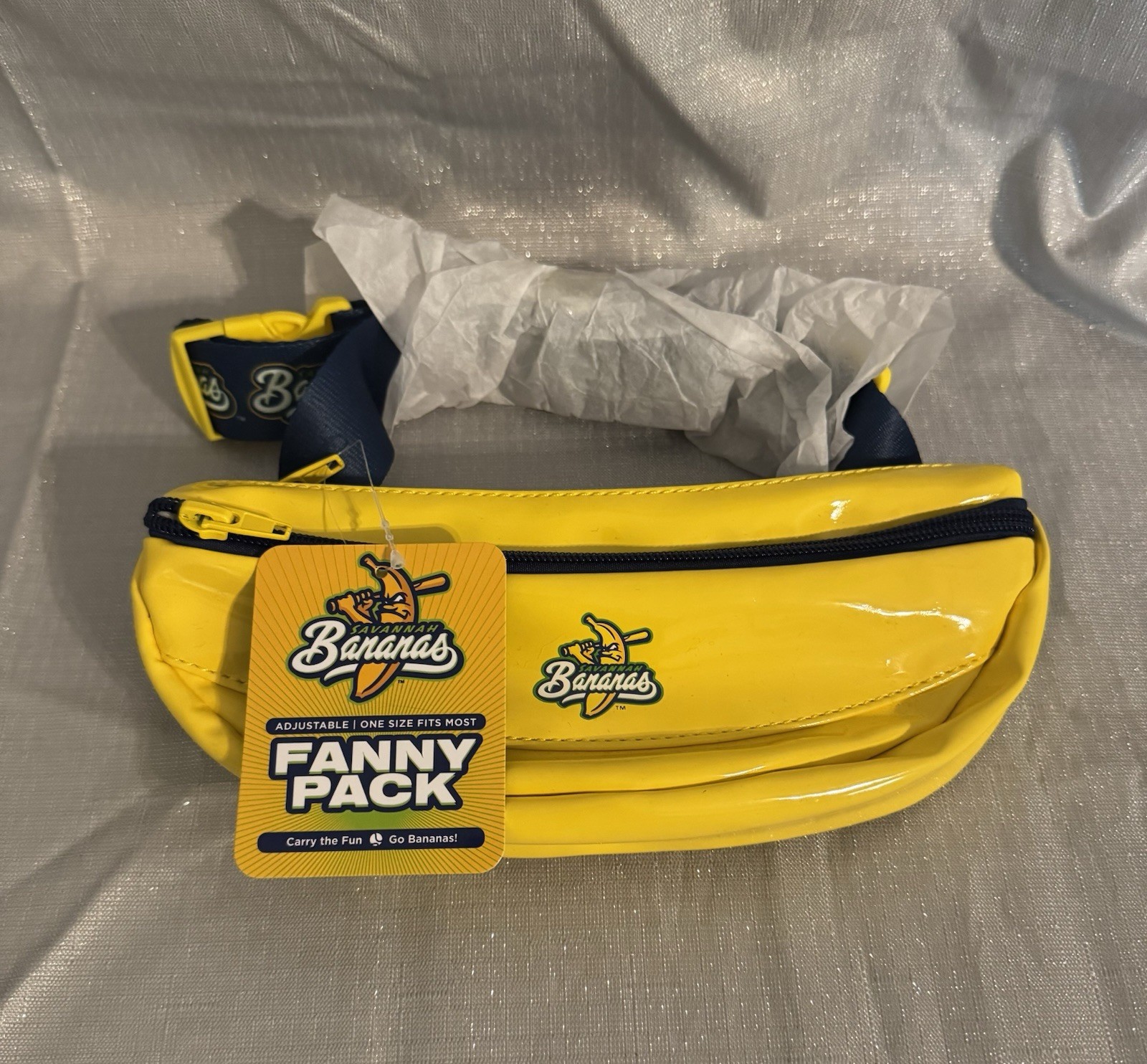 New Savannah Bananas Fanny Pack, Yellow Banana One Size Fits Most