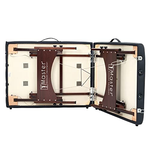 Master Massage Argo 28" Portable Massage Table with Complete Package Black