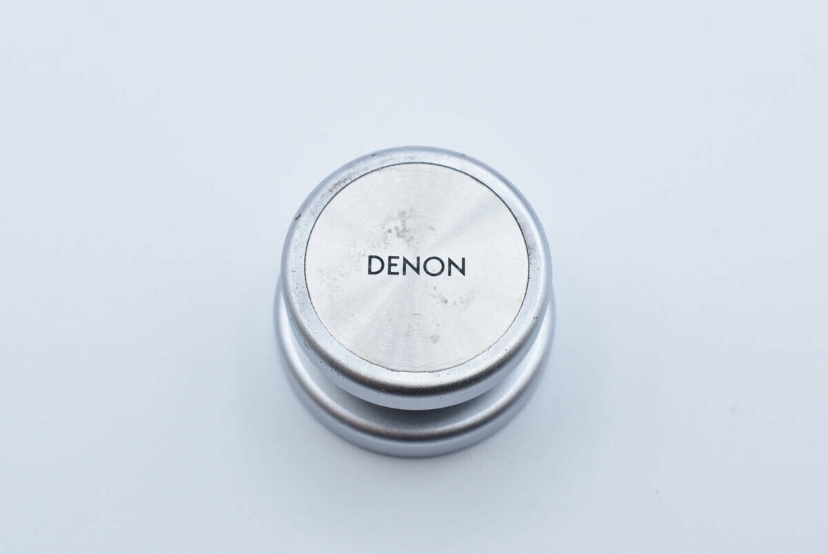 Denon AD-3 Record Stabilizer Clamp EP Adapter for turntable Good