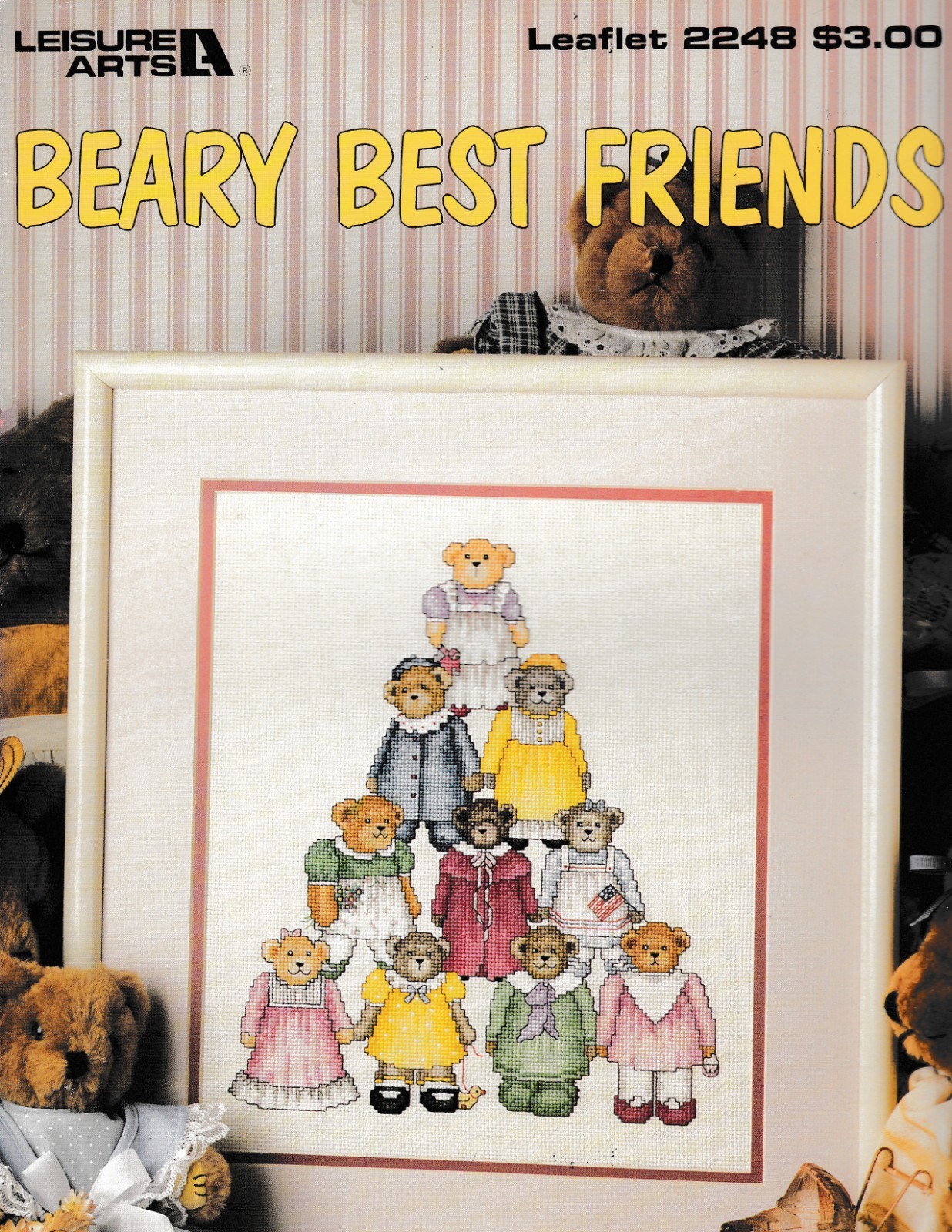 Beary Best Friends Cross Stitch | Leisure Arts 2248