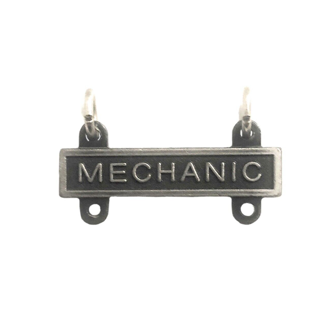 U.S. Army Mechanic Silver Oxidized Qualification Bar (sold in each)