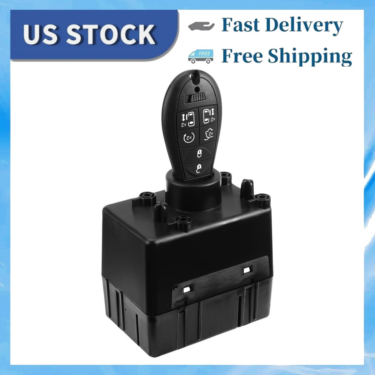 for 2009-15 Dodge Ram 1500 WIN Module Wireless Ignition Node Programmed w/ Keys