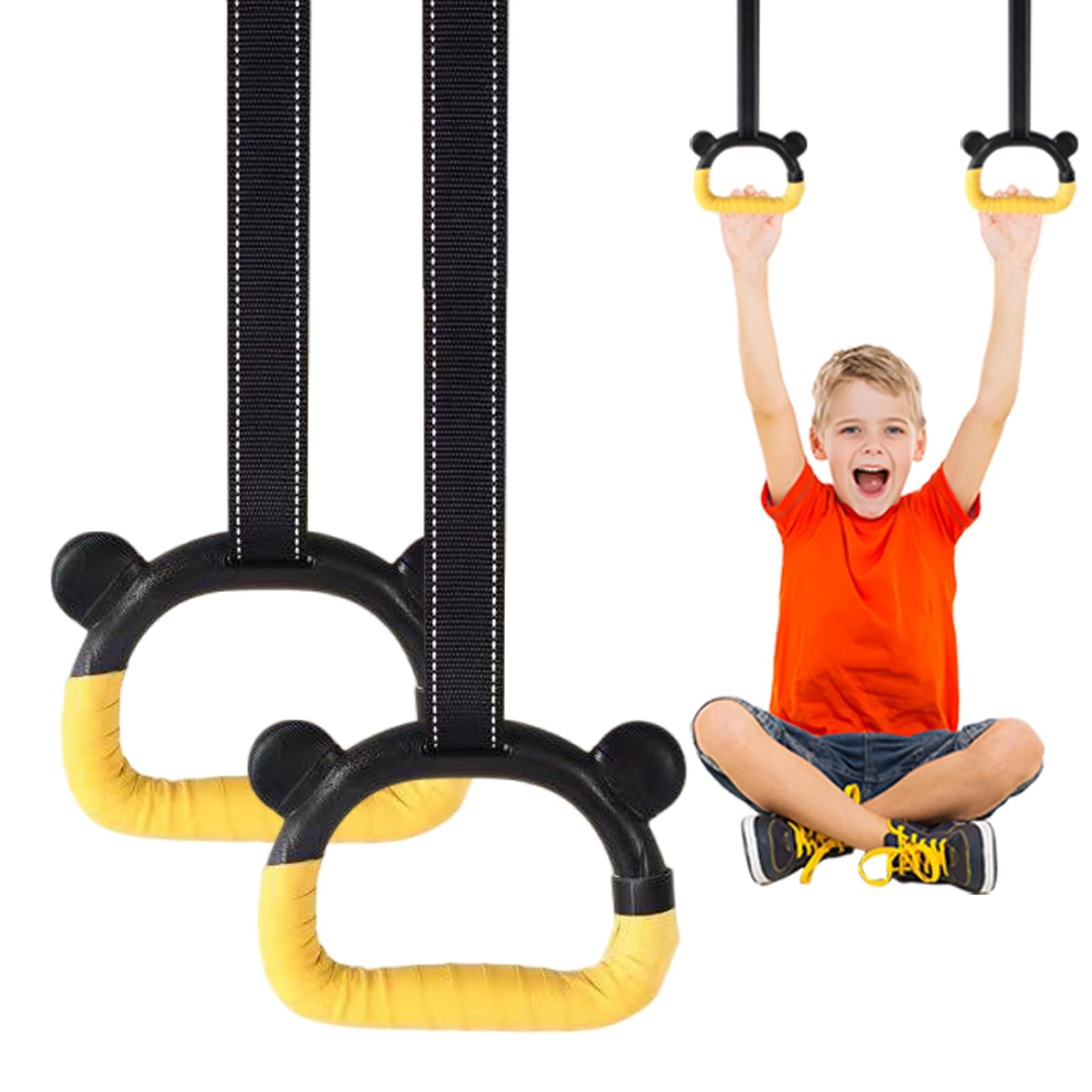 Adjustable Gymnastics Rings for Home Workouts, Strength Training Equipment