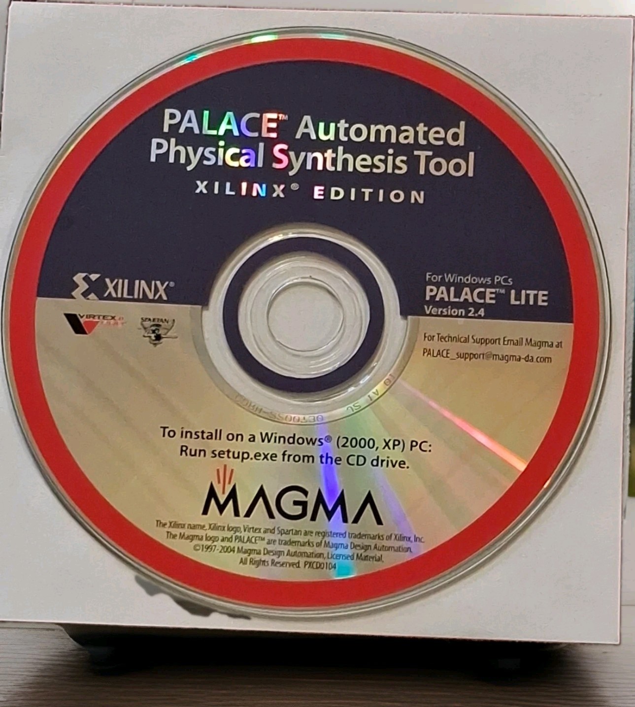 Palace Automated Physical Synthesis Tool MAGMA 1 Cd/disc Software Windows FPGA