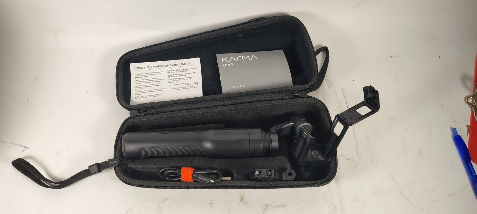 GoPro Karma Grip 3-Axis Handheld Gimbal Stabilizer w/ Case & USB-C Cable