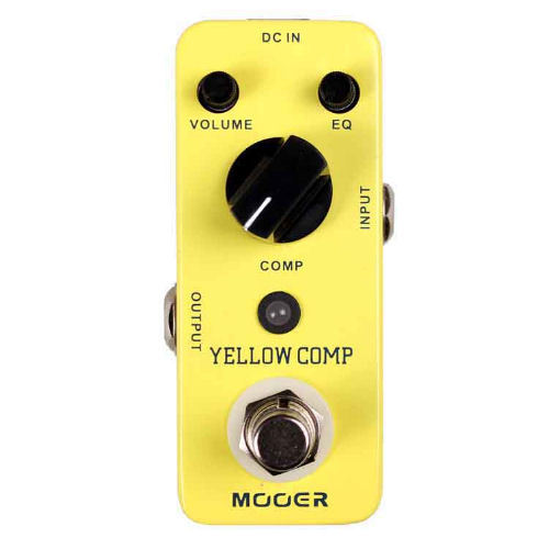 Mooer Yellow Comp Optical Compressor Pedal Micro Guitar Effects Pedal! ✅New