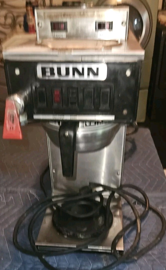 Local Pickup VINTAGE 1985 Restaurant BUNN O MATIC 3 BURNERS Coffee Maker Machine