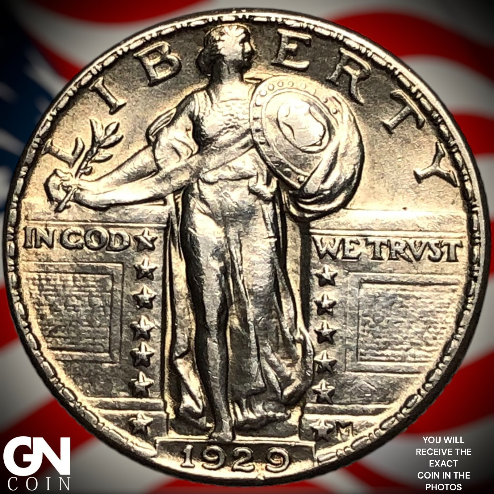 1929 P Standing Liberty Quarter Z2240