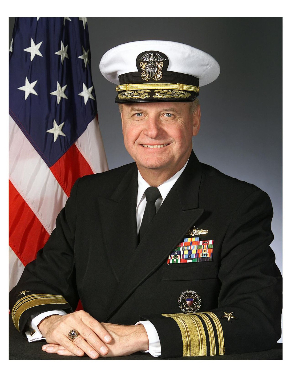 United States Navy Admiral Gordon S. Holder 8x10 Photo On 8.5" x 11"