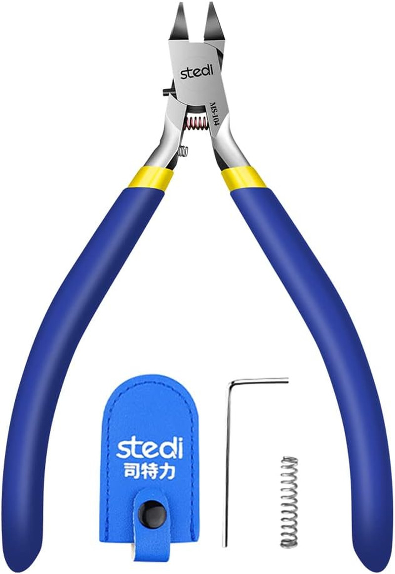 4.7 Inch Model Nipper with Ultra Thin Single Edge and Blade Case Plastic