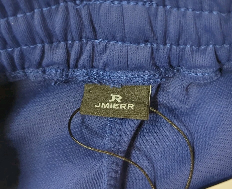 NWT Jmierr Size 34 Blue Drawstring Sweatpants *NEW*
