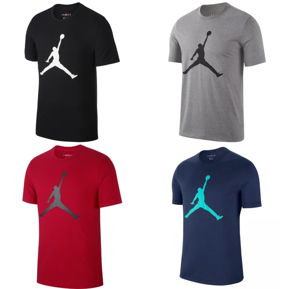 Jordan Men's T-Shirt Jumpman Short Sleeve Crew Athletic Basketball Active Tee