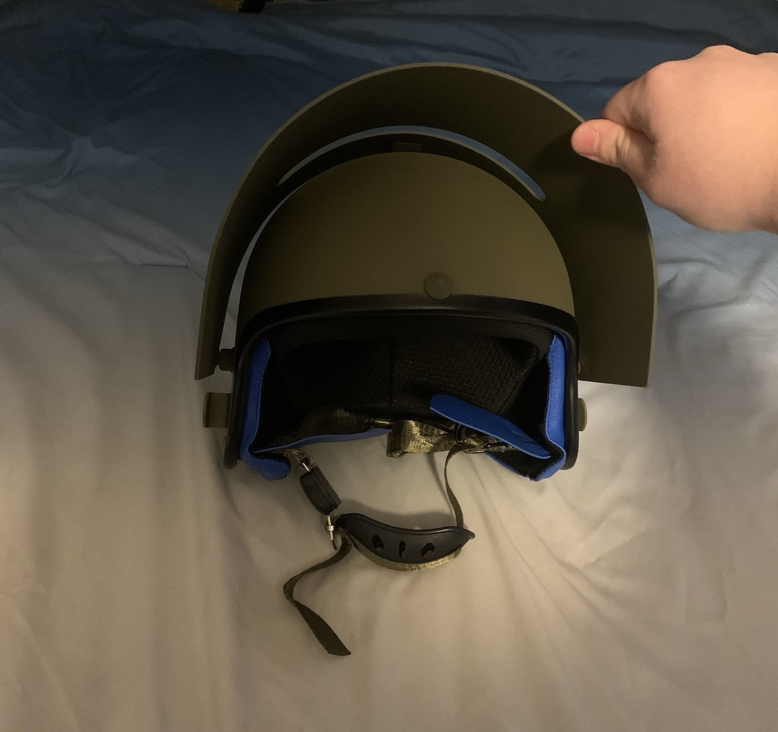 Maska 1 Helmet Replica, Comes With Visor, Olive Green