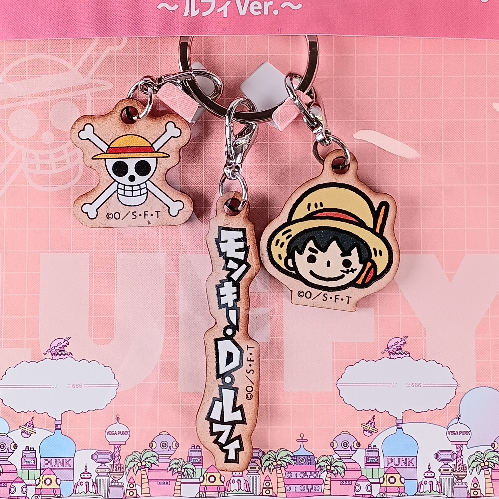 Monkey D. Luffy - One Piece × Ito-Yokado Triple Wooden Charm From Japan