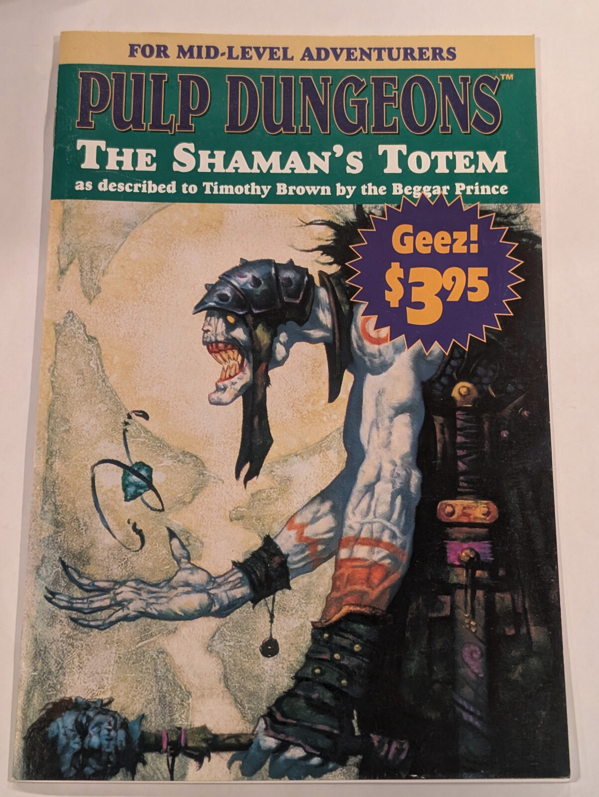Pulp Dungeons: Shaman's Totem - Adventure Module Generic / Any RPG Nice!