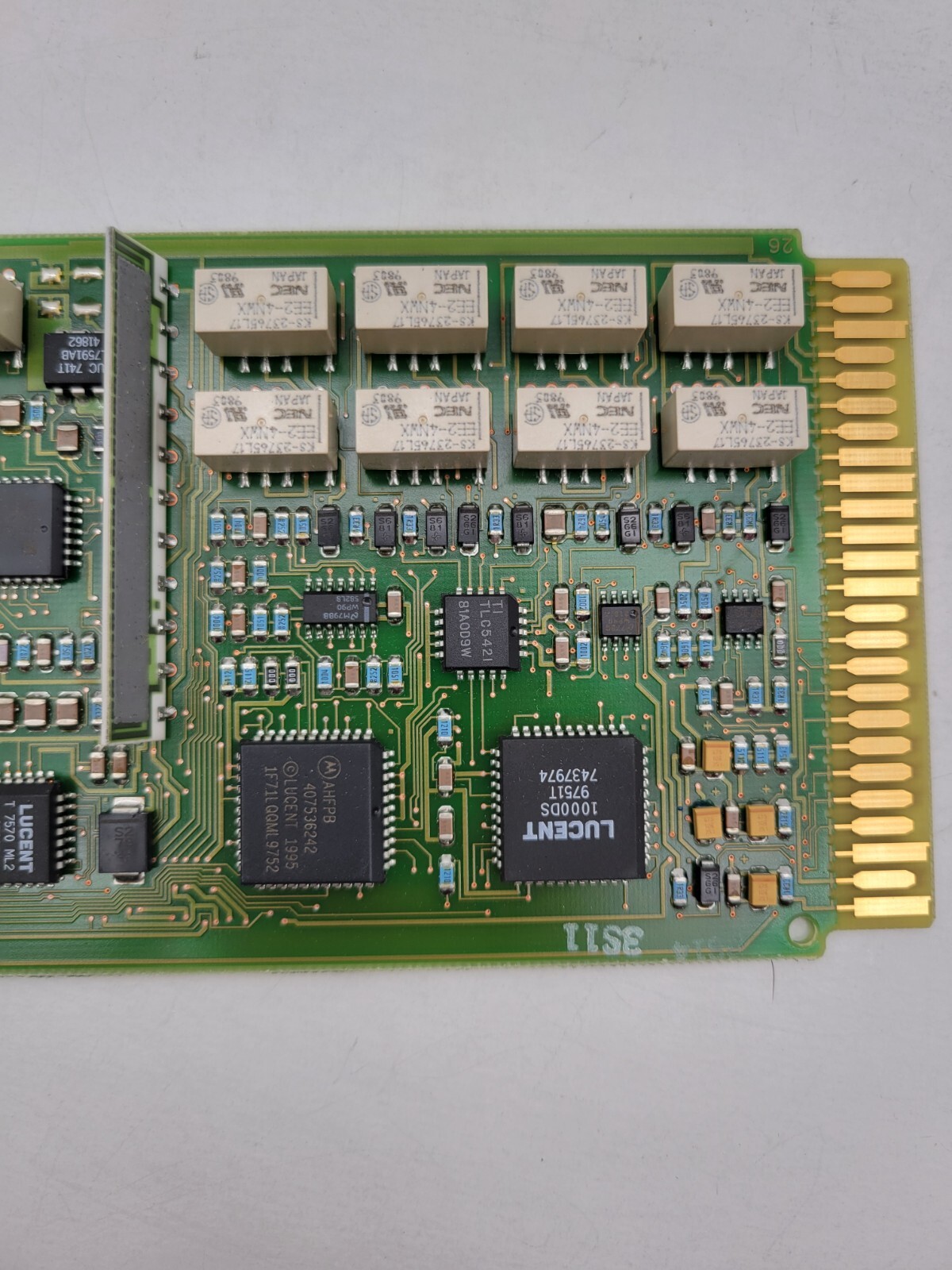 Lucent SLC-2000 SPQ440C Telecommunication Card Busy Circuit Board Assembly Rack
