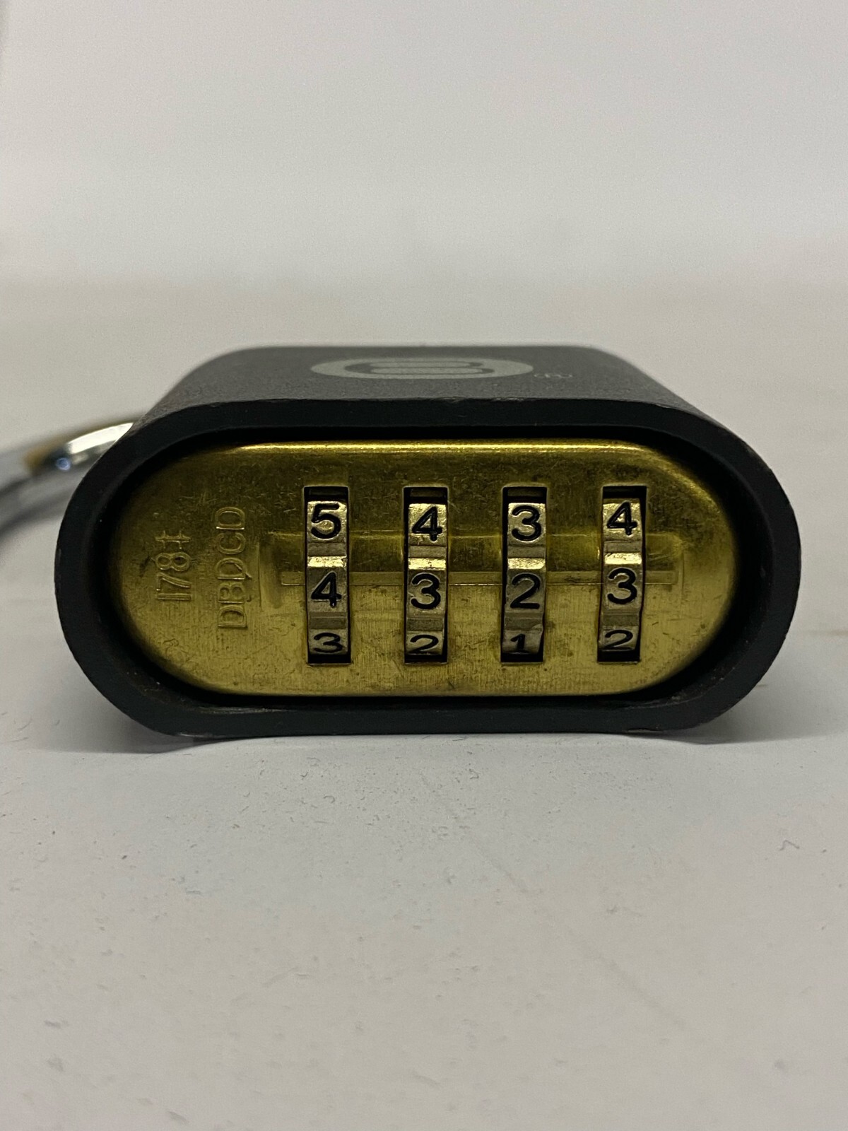 Used Lot of 5 Master Lock #178 MISSING CODES