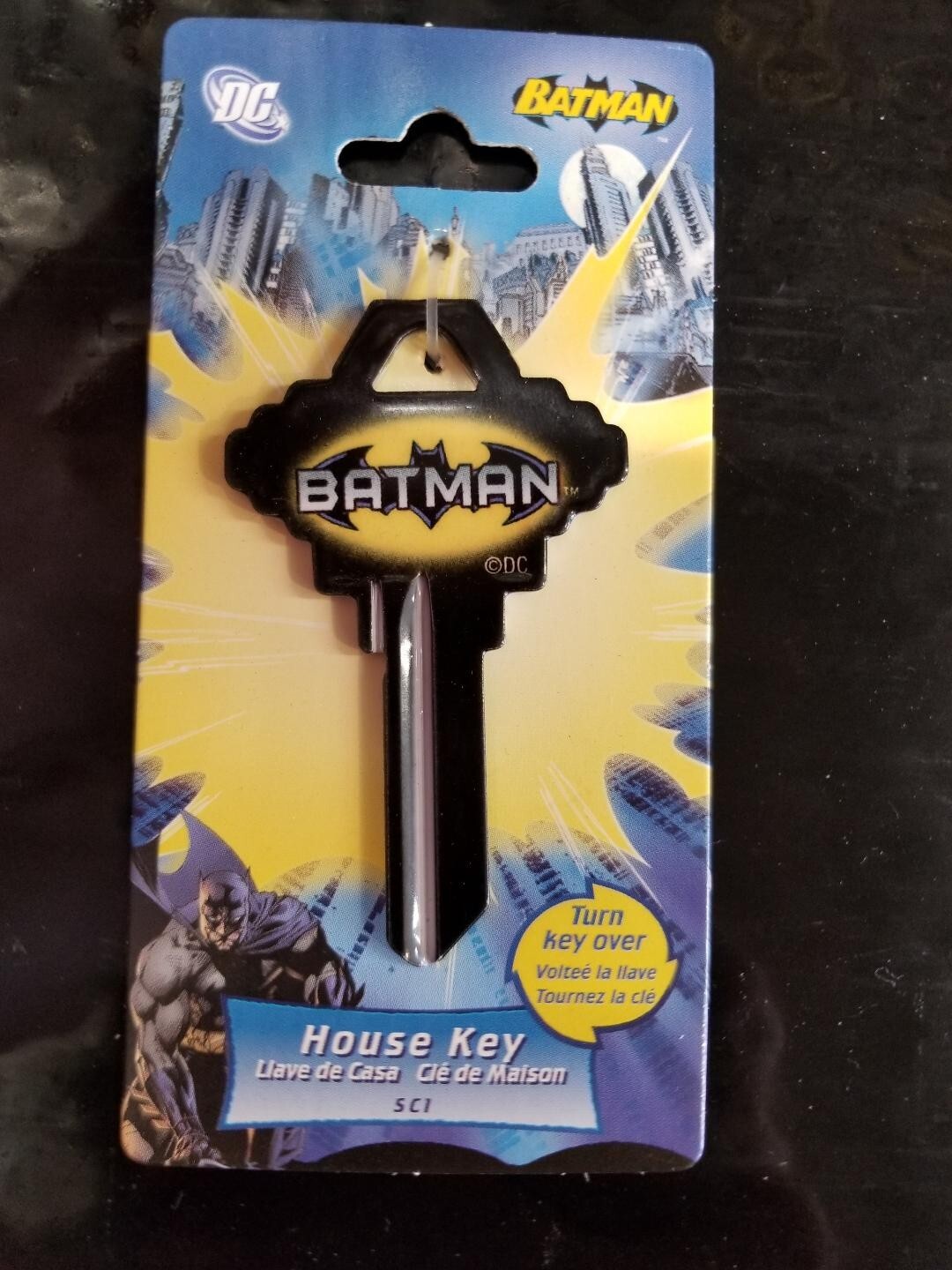 SUPER HERO BATMAN PRINTED SCHLAGE SC1 KEYBLANK