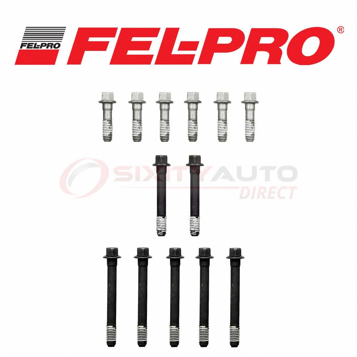 Fel-Pro Cylinder Head Bolt Set for 1988-1998 Chevrolet K1500 4.3L V6 - tr