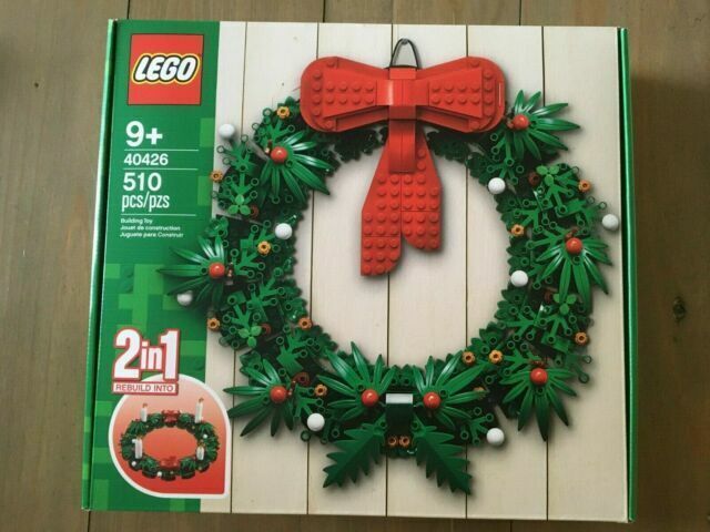 LEGO 40426 Christmas Wreath 2-in-1 Holiday Decoration Set Retired 2023