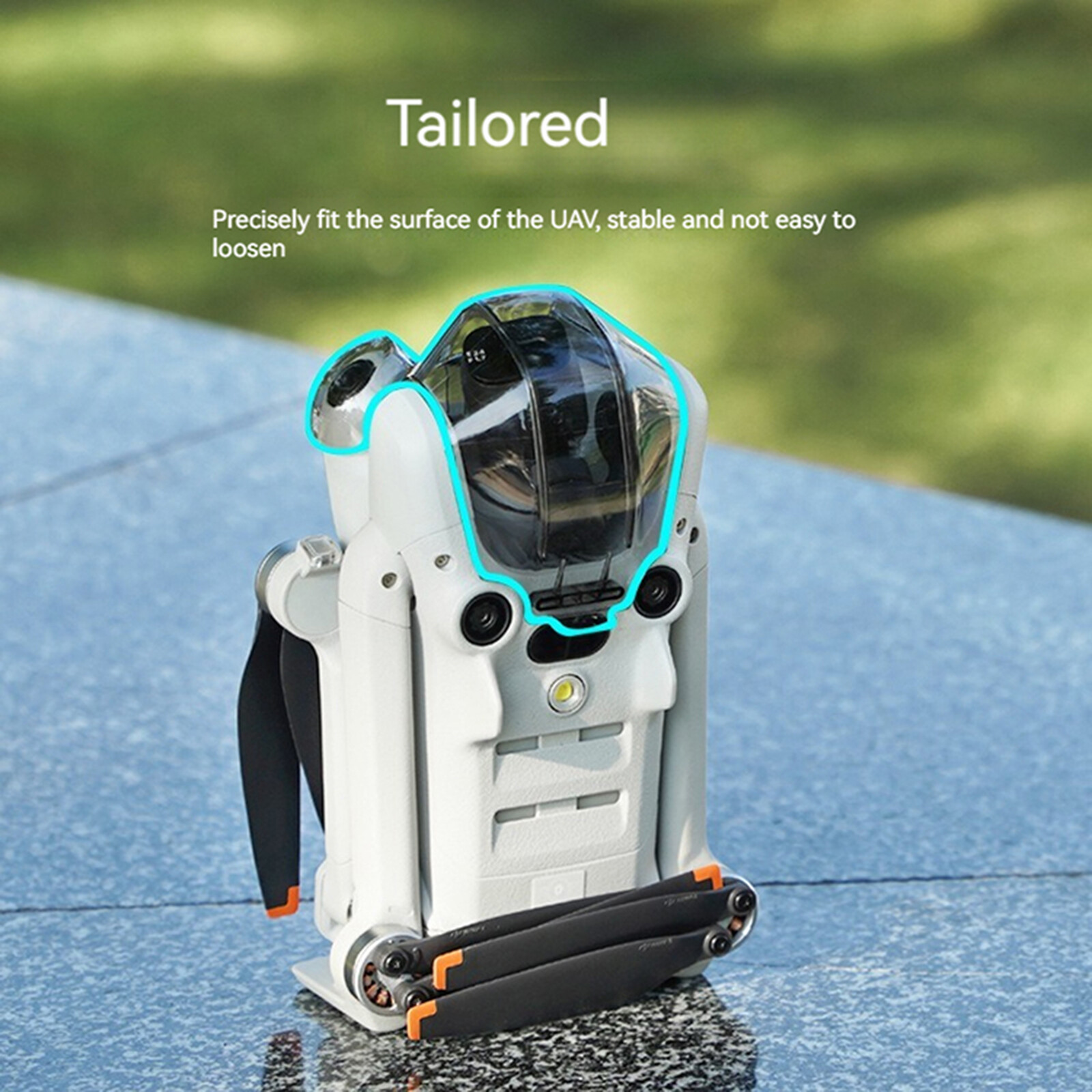 Lens Cap Transparent Black Protective Cover Lens Shell for DJI MINI 4 PRO Drone