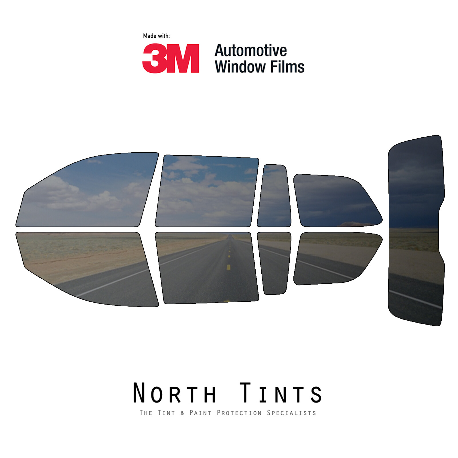 3M COLOR STABLE PreCut Window Tint Film for Mercedes-Benz GL-Class 2013-2016