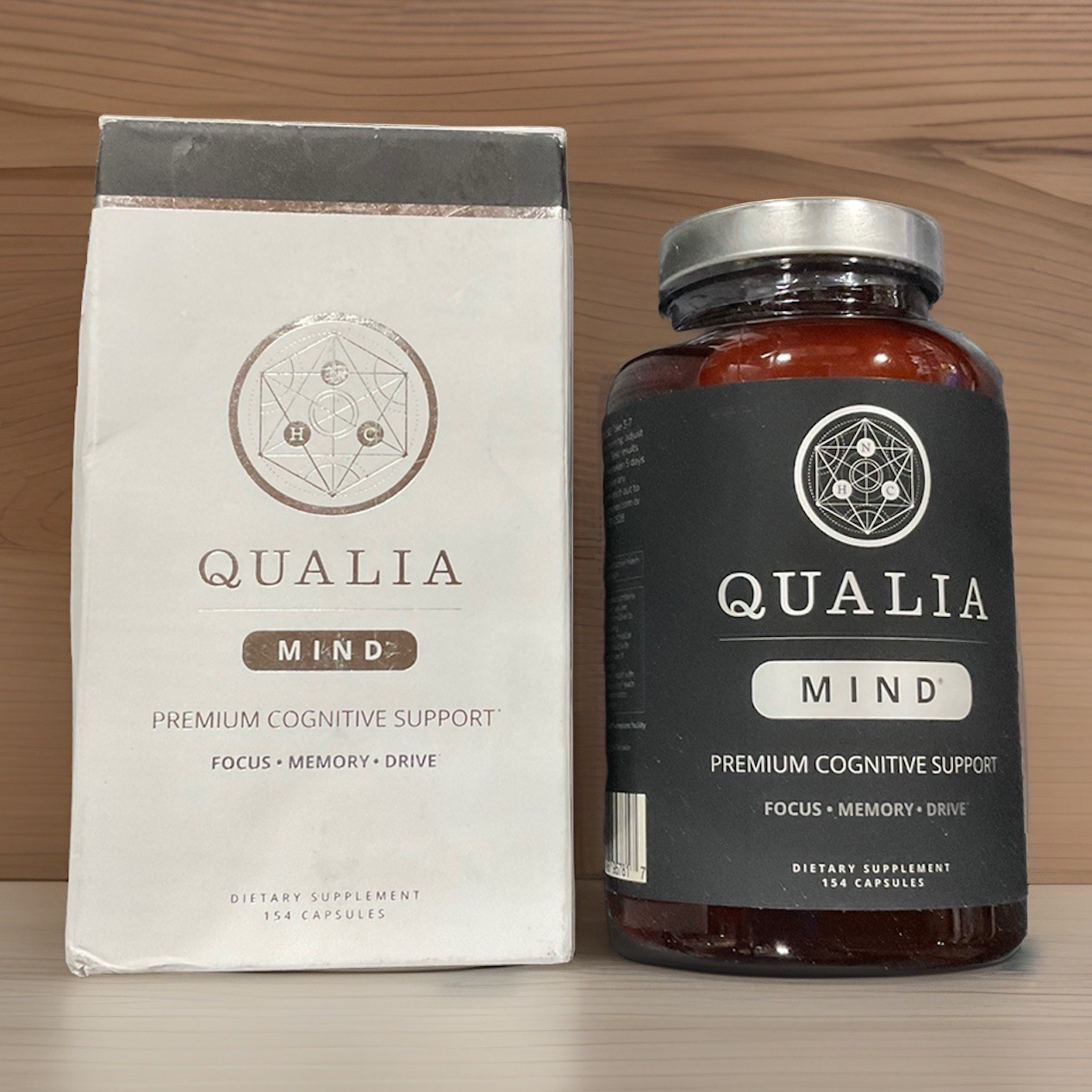 Qualia Mind Focus Memory Cognitive Support 154 Capsules Exp 9/25