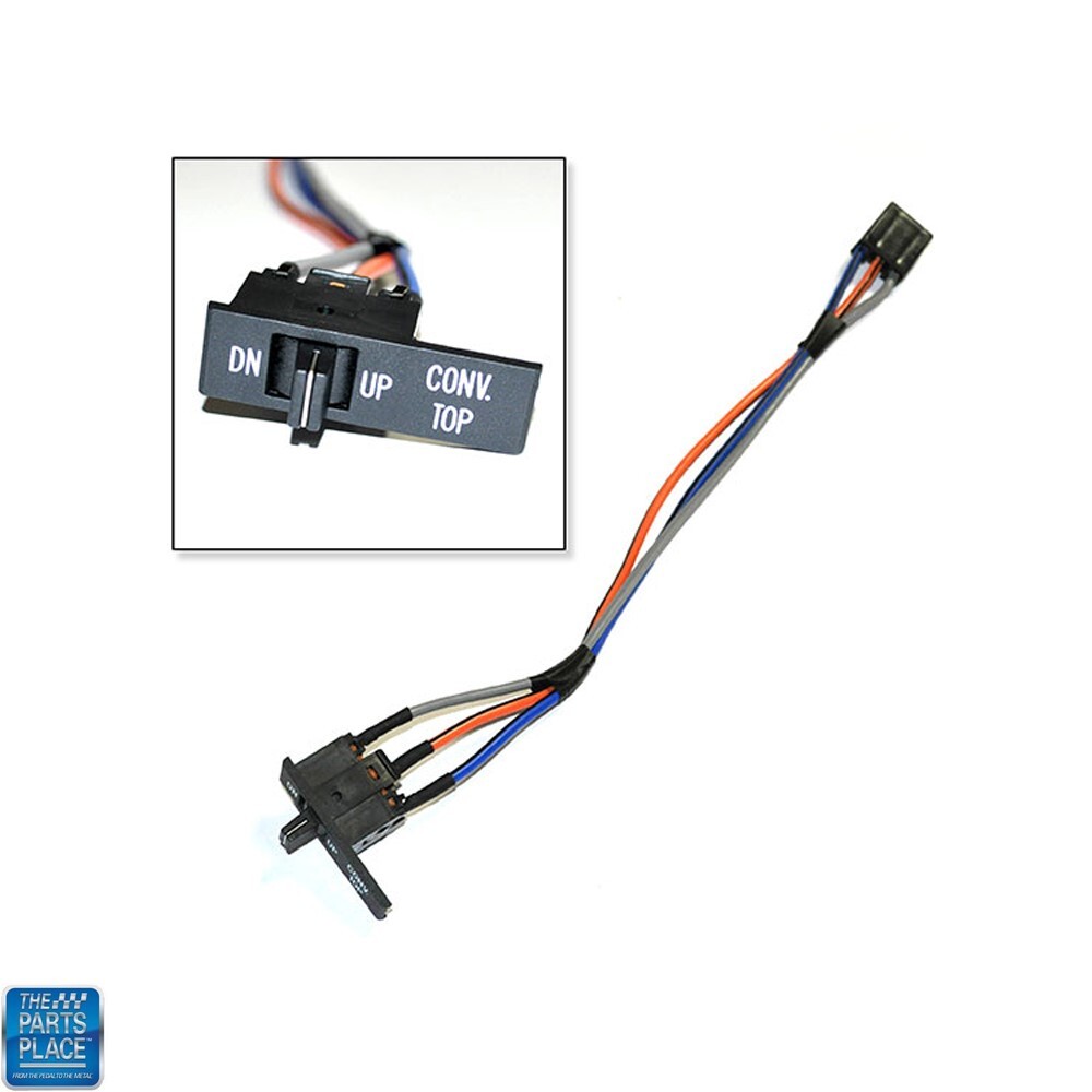 1970 Cadillac DeVille Convertible Top Switch w/ Wire Lead Replaces GM # 1496316